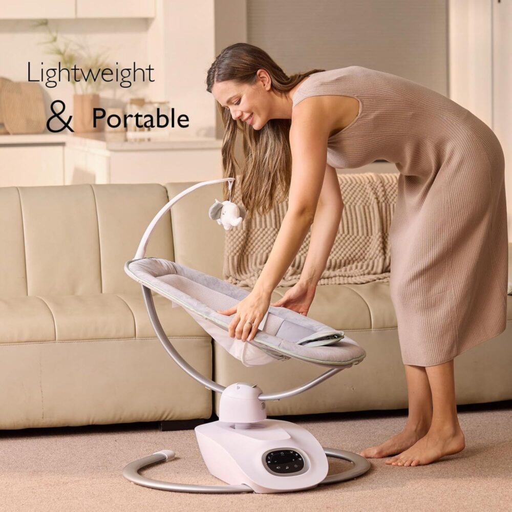 MECEDORA ELÉCTRICA PARA BEBÉ MOMCOZY