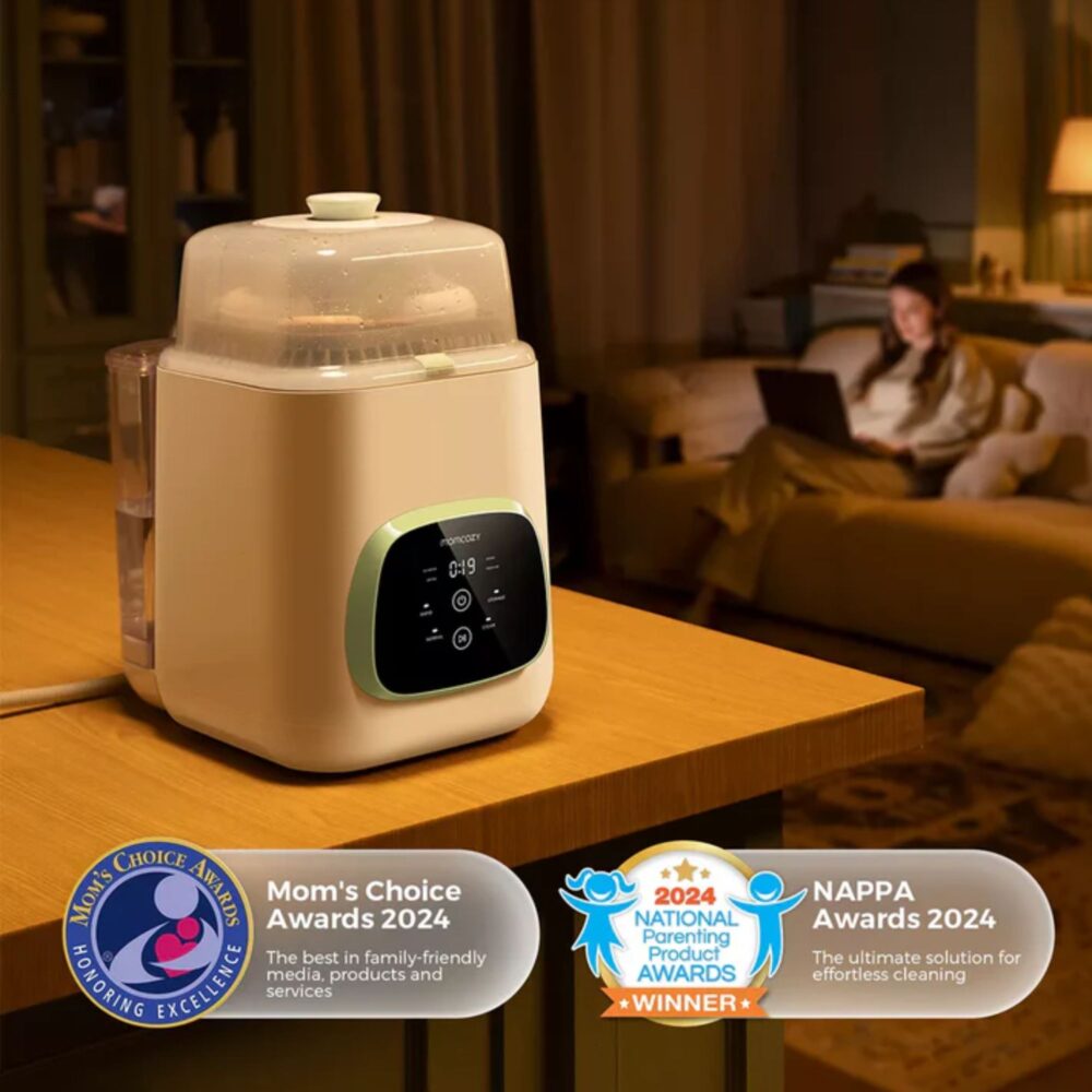 LAVADOR, ESTERILIZADOR Y SECADORA DE BIBERONES 3 EN 1 KLEANPRO MOMCOZY