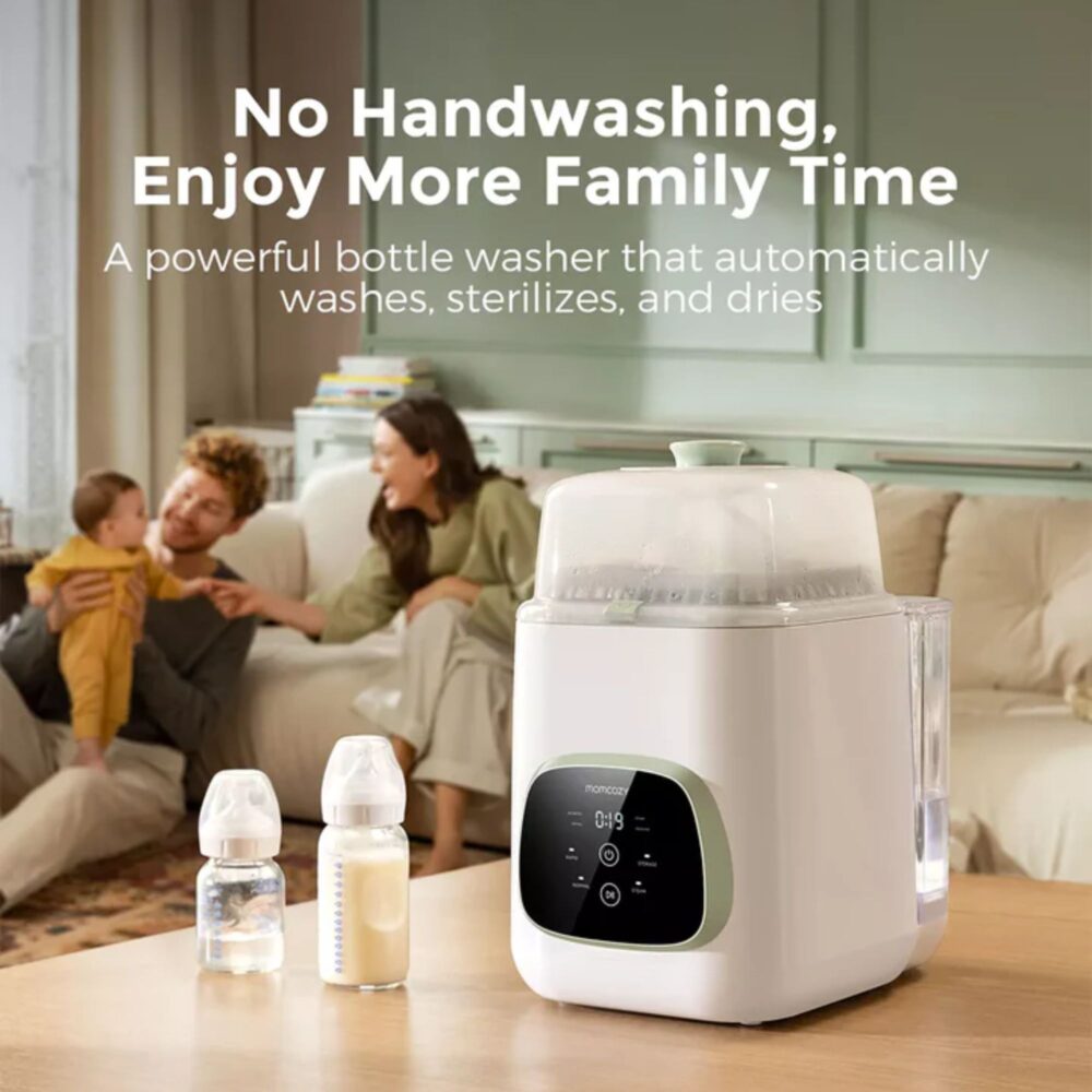 LAVADOR, ESTERILIZADOR Y SECADORA DE BIBERONES 3 EN 1 KLEANPRO MOMCOZY