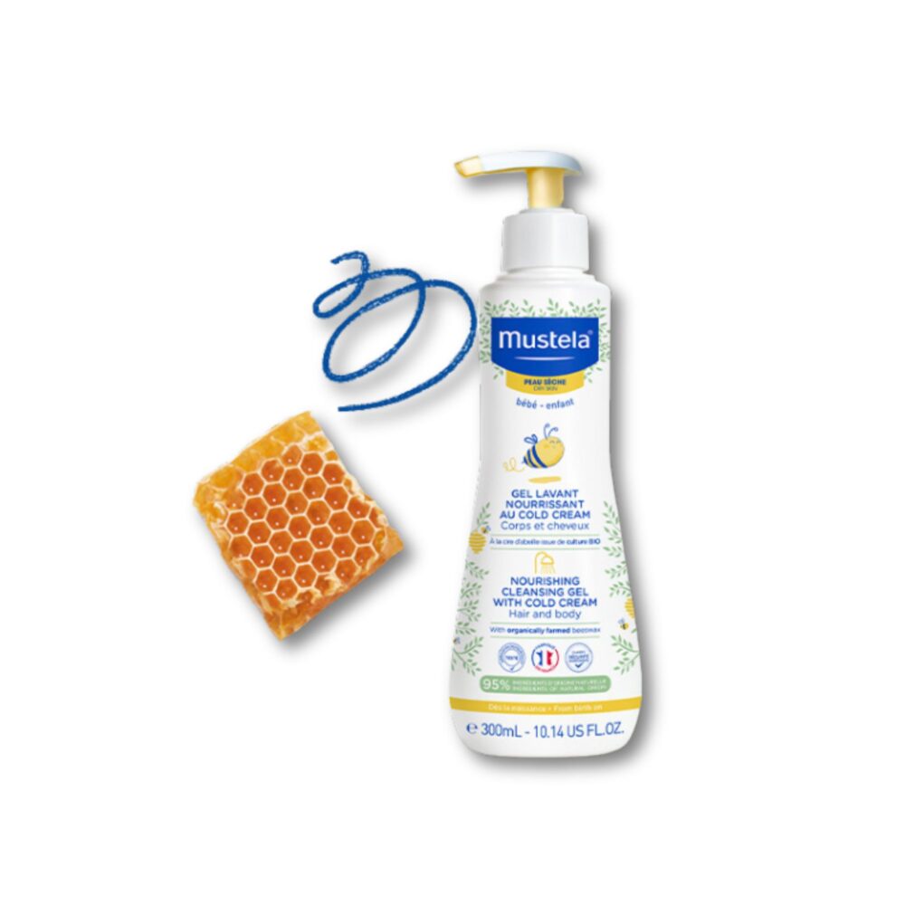 GEL LIMPIADOR NUTRITIVO CON CREMA FRÍA 300ML MUSTELA