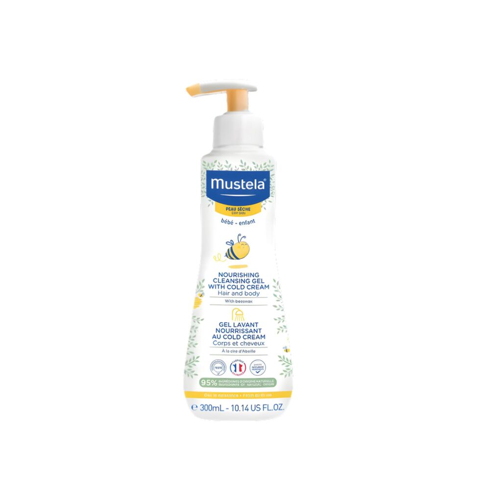 GEL LIMPIADOR NUTRITIVO CON CREMA FRÍA 300ML MUSTELA