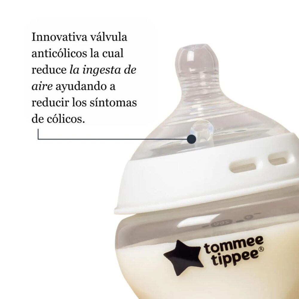 BIBERÓN NATURAL START 9OZ PARA NIÑA X 2 UND TOMMEE TIPPEE