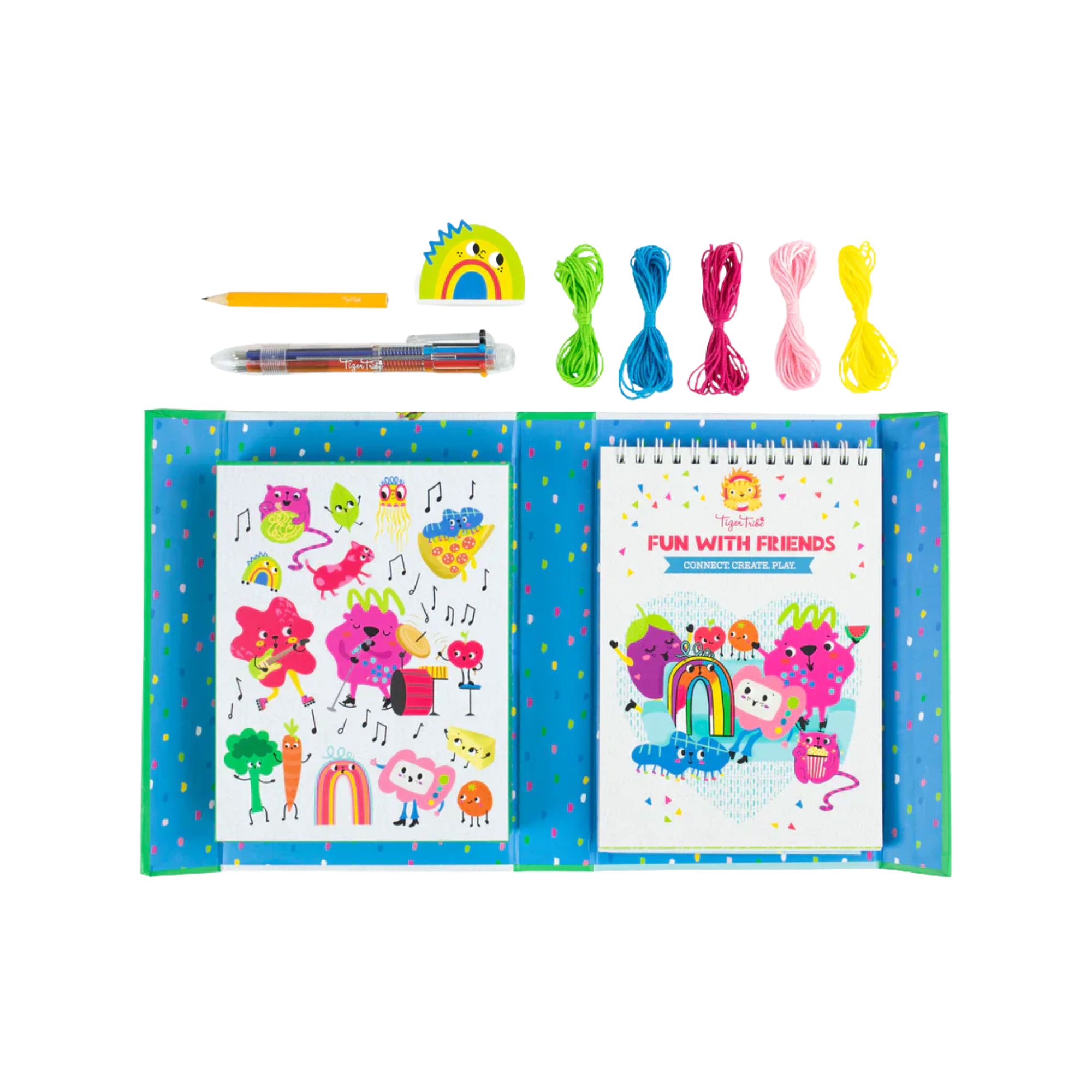 SET PARA COLOREAR DE COLORES SPOOKY TIGER TRIBE