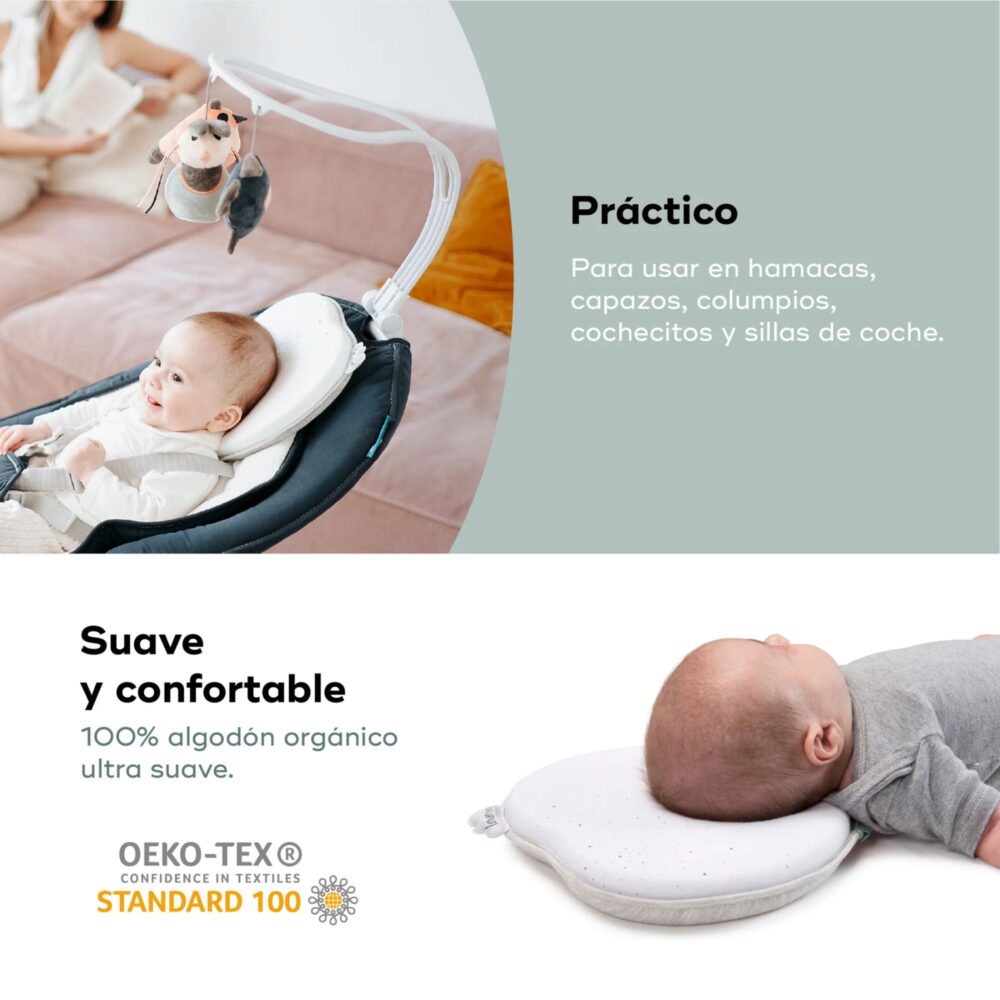 PROTECTOR DE CABEZA ANATÓMICO PARA BEBÉ LOVENEST ORIGINAL BABYMOOV