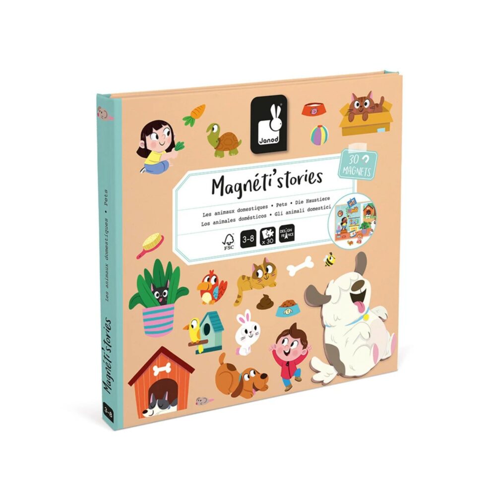 MAGNETI' STORIES ANIMALES DOMÉSTICOS JANOD