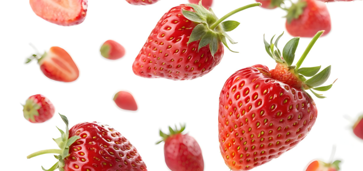 Smoothie Fresco de Fresa, Pera y Yogur