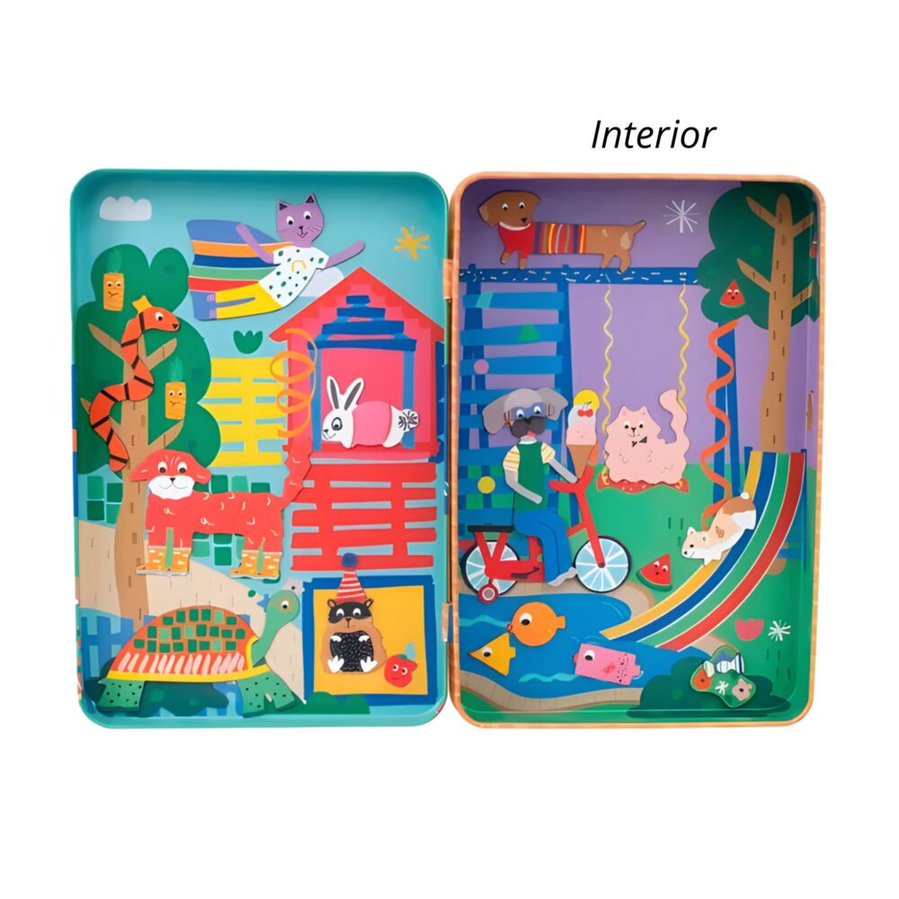 Juego magnético en lata "Mascotas" - Muyutoys