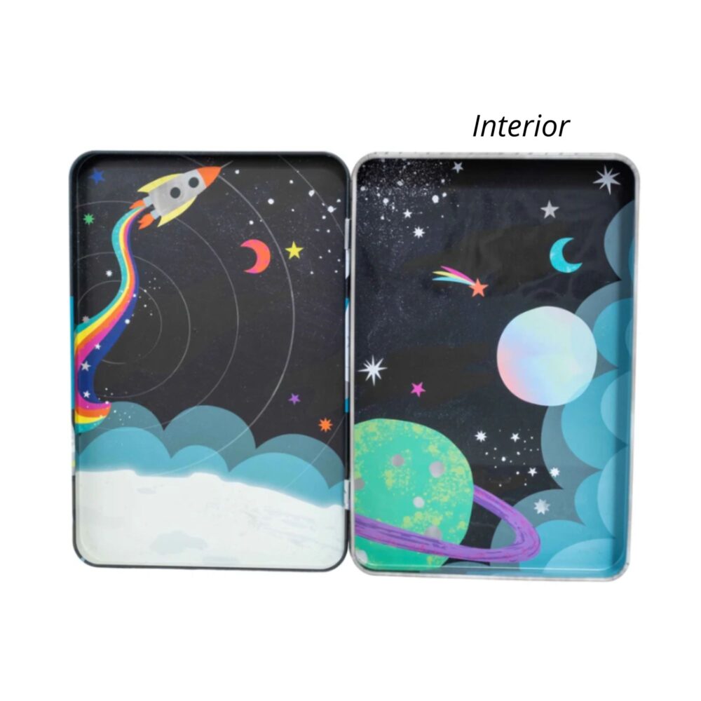 Juego magnético en lata "Espacio" - Muyutoys