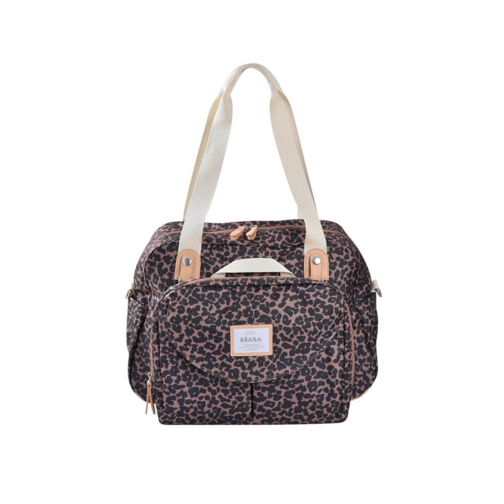 Bolso cambiador BEABA Sac Geneve Leopard– Diseño premium y funcional para bebé