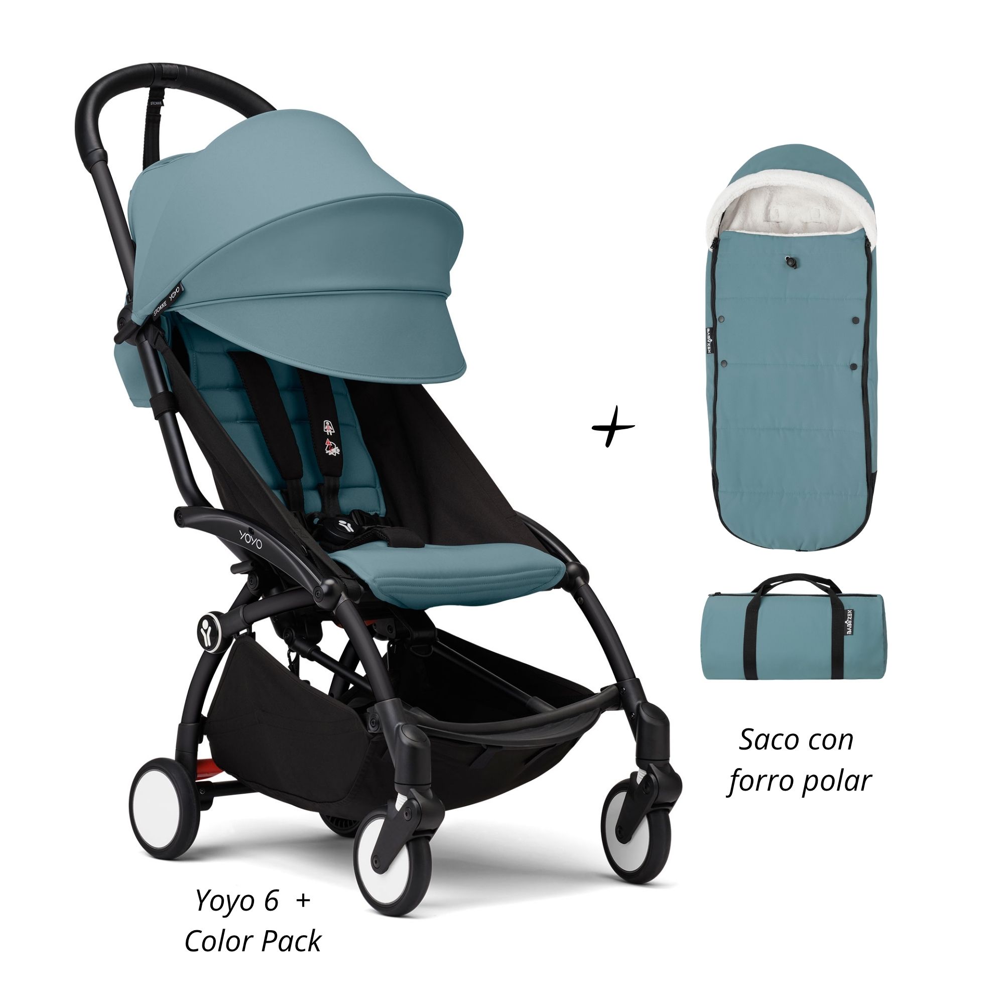 Pack paseo: Silla de auto giratorio 360° de 0 a 4 años Modelo Izi Turn B I-SIZE BESAFE + Baby Cushion