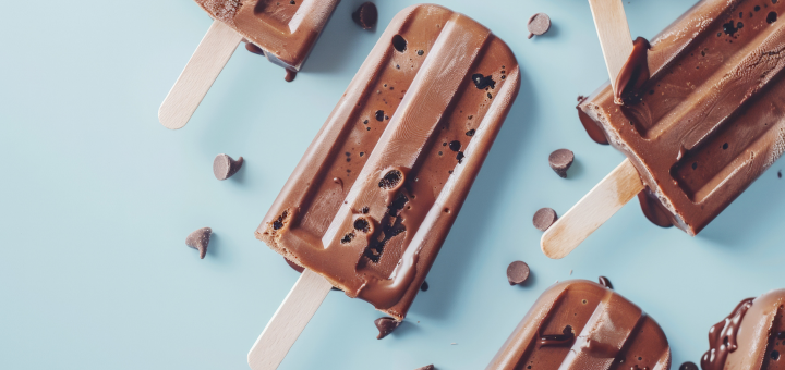 Paletas Saludables de Chocolate