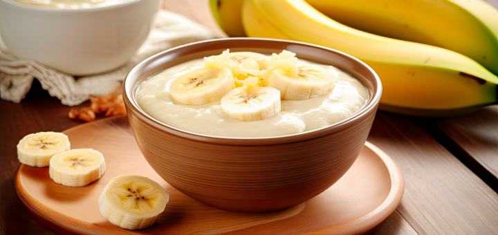 Papilla de Pera, Plátano y Chía