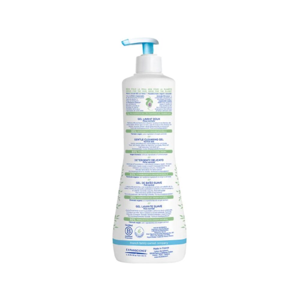Gel de baño para bebé cabello y cuerpo de 750 ml- MUSTELA