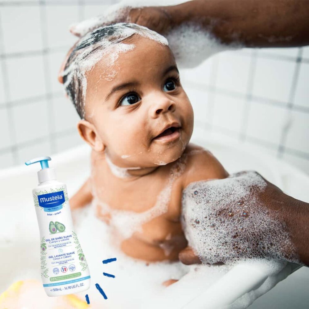 Gel de baño para bebé cabello y cuerpo de 500 ml - MUSTELA