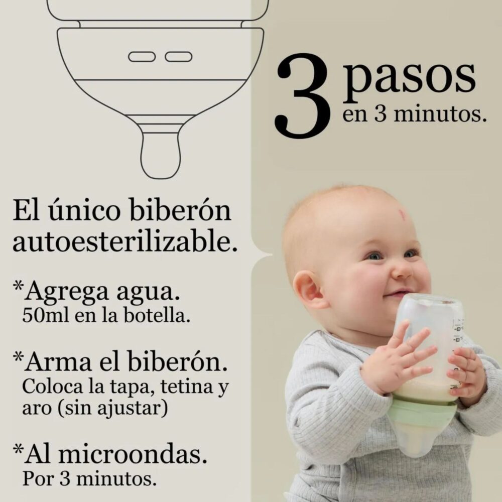 Biberón Natural Start 11oz X2und - TOMMEE TIPPEE