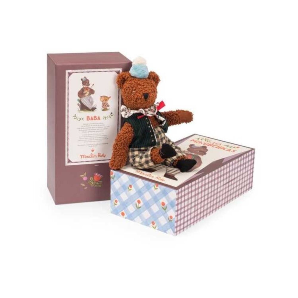 Peluche El Oso BABA Colección Les Minouchkas de Moulin Roty