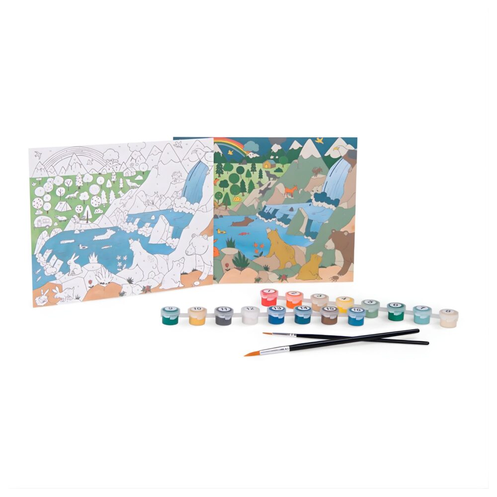 Pinturas con números El Explorador de Moulin Roty