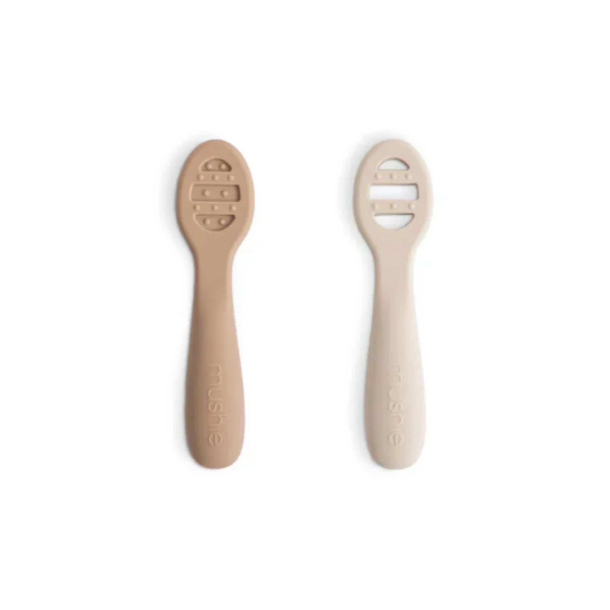 Set de cuchara y tenedor de plástico - MUSHIE