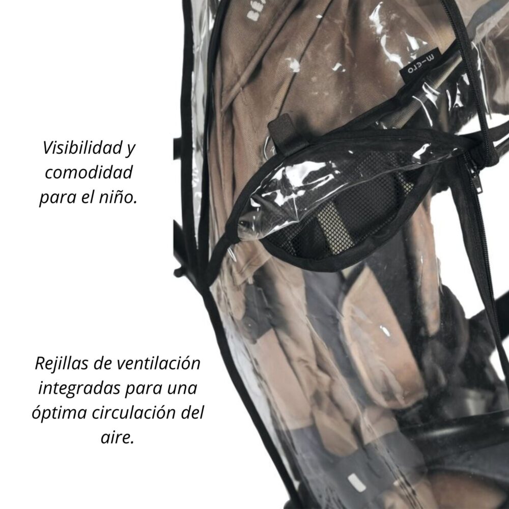 Coche Pralin modelo Baby Cruiser 360° + Protector de lluvia– Beaba
