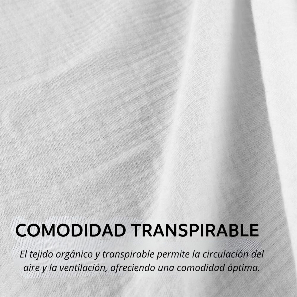 Funda de colchón de algodón orgánico para cuna portátil UPPAbaby Remi