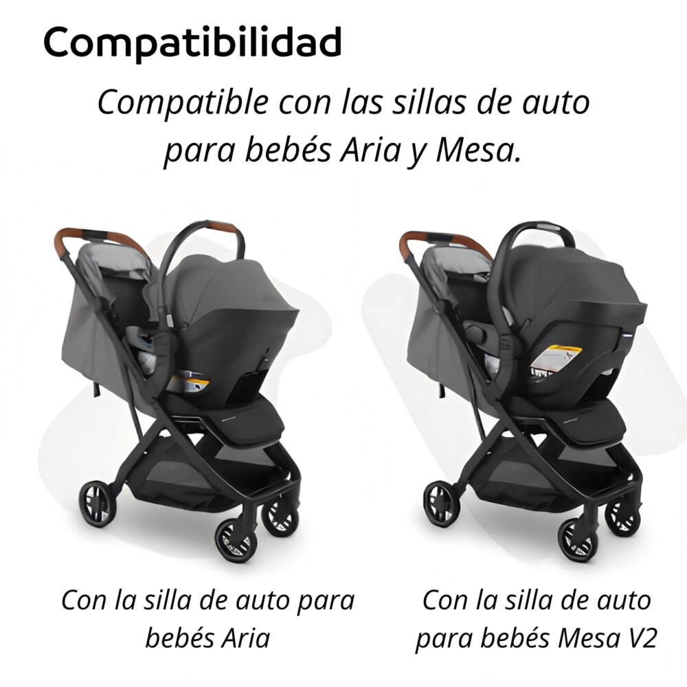 Adaptadores de asiento de auto Minu V3 UPPAbaby (Mesa y Aria) – Instalación Segura y Fácil