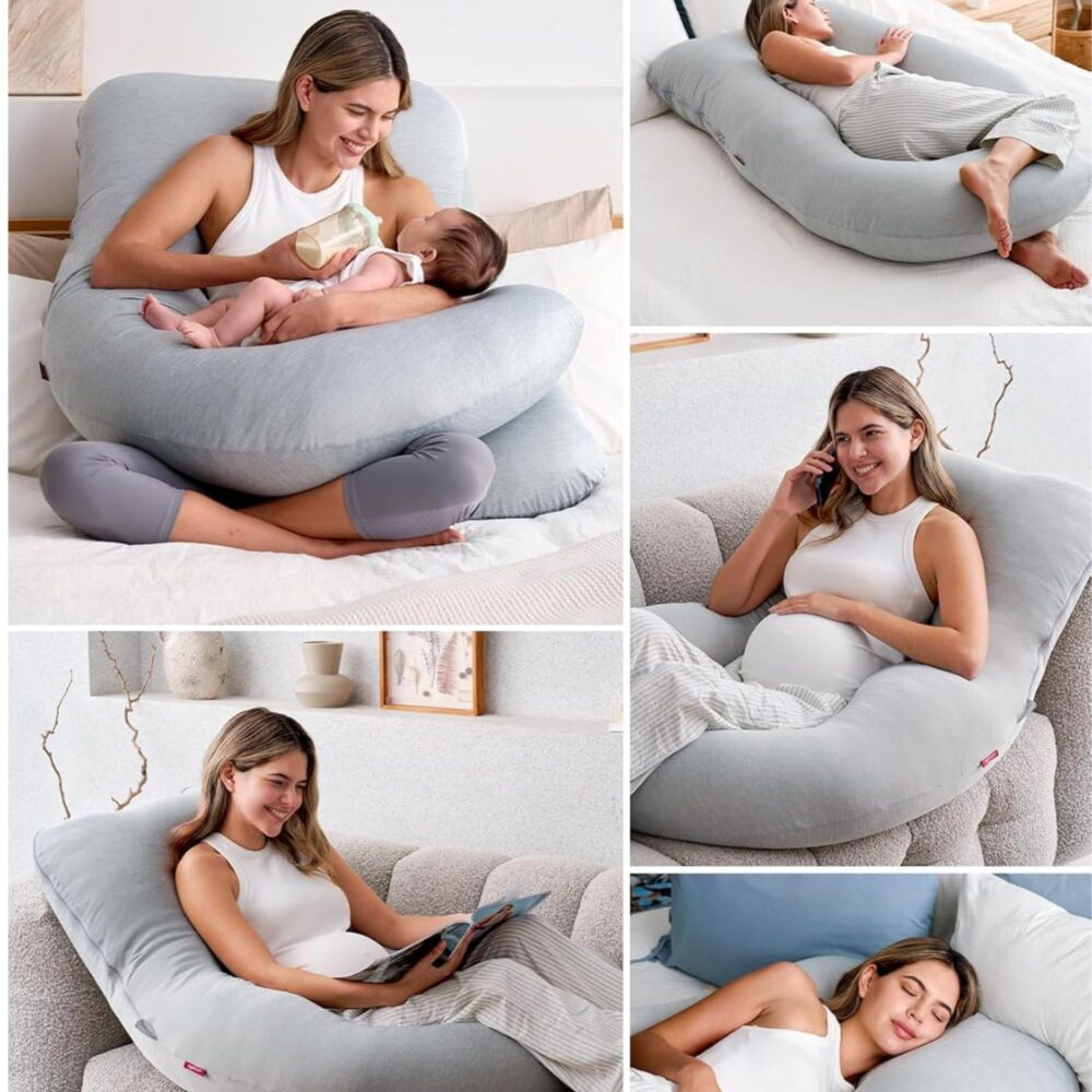 Almohada corporal de maternidad en forma de U - MOMCOZY