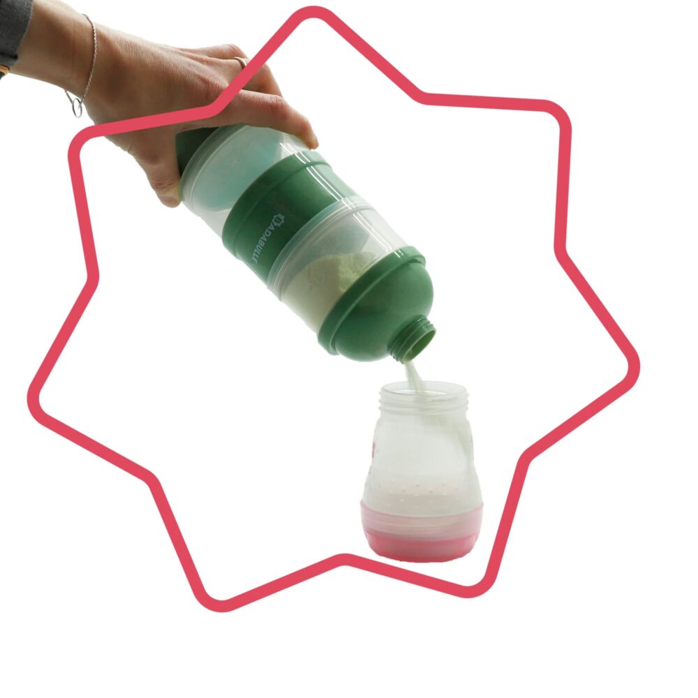 Dosificador de leche en polvo verde - Babymoov