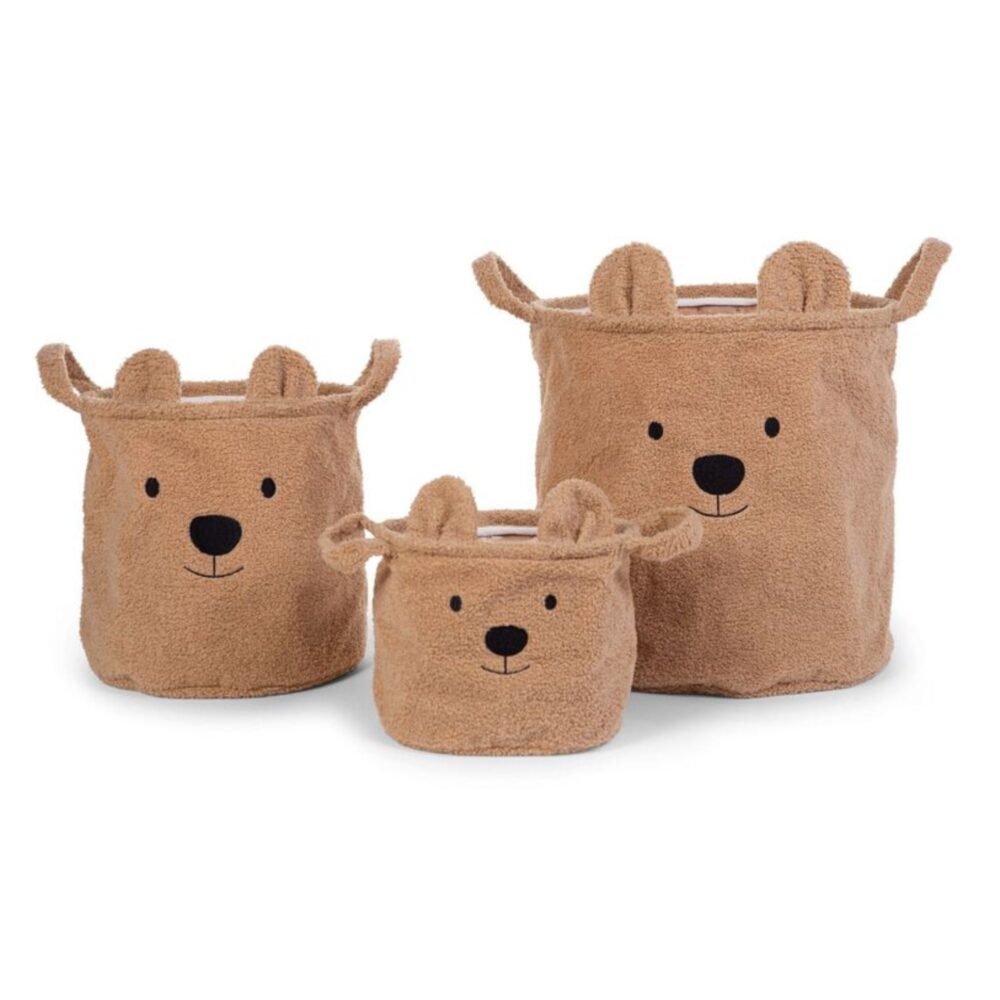 Juego de 3 cestas de ropa Teddy - CHILDHOME