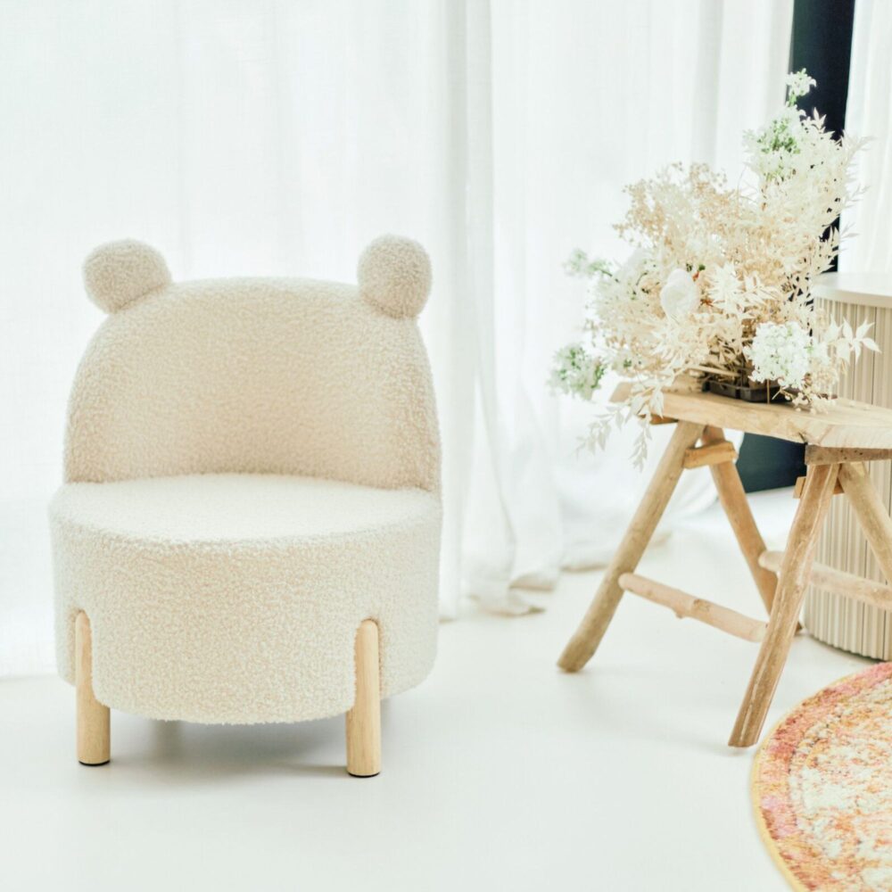 Silla infantil Teddy blanco - CHILDHOME