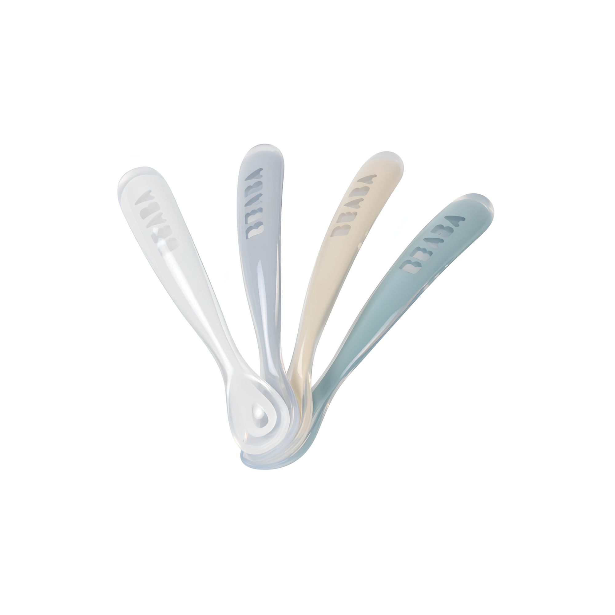 Set de 4 cucharas de silicona 2da etapa - BEABA