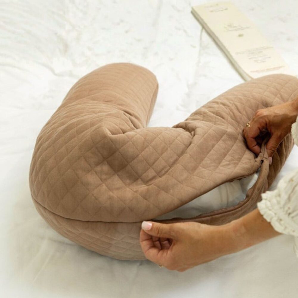 Big Flopsy FDC Cocoa BEABA – Cojín de maternidad y lactancia premium