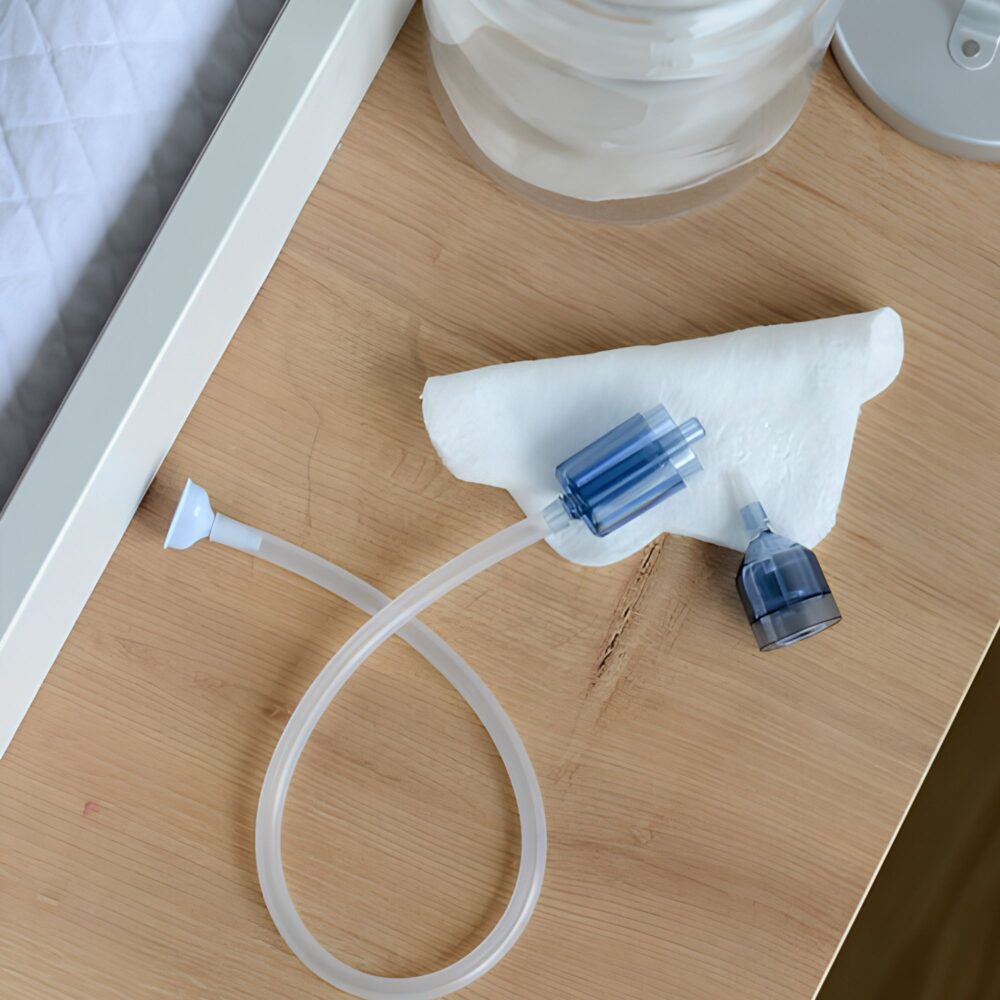 Aspirador Nasal Manual Minidoo azul -BEABA