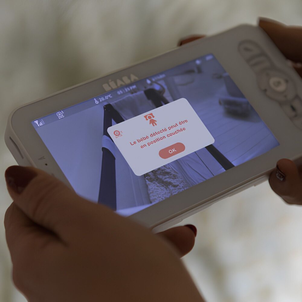 Monitor blanco de vídeo para bebés Zen Smart IA - BEABA