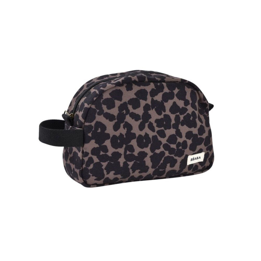 Neceser Leopardo de Viaje para Bebé Beaba – 100% Poliéster, Compacto y Práctico