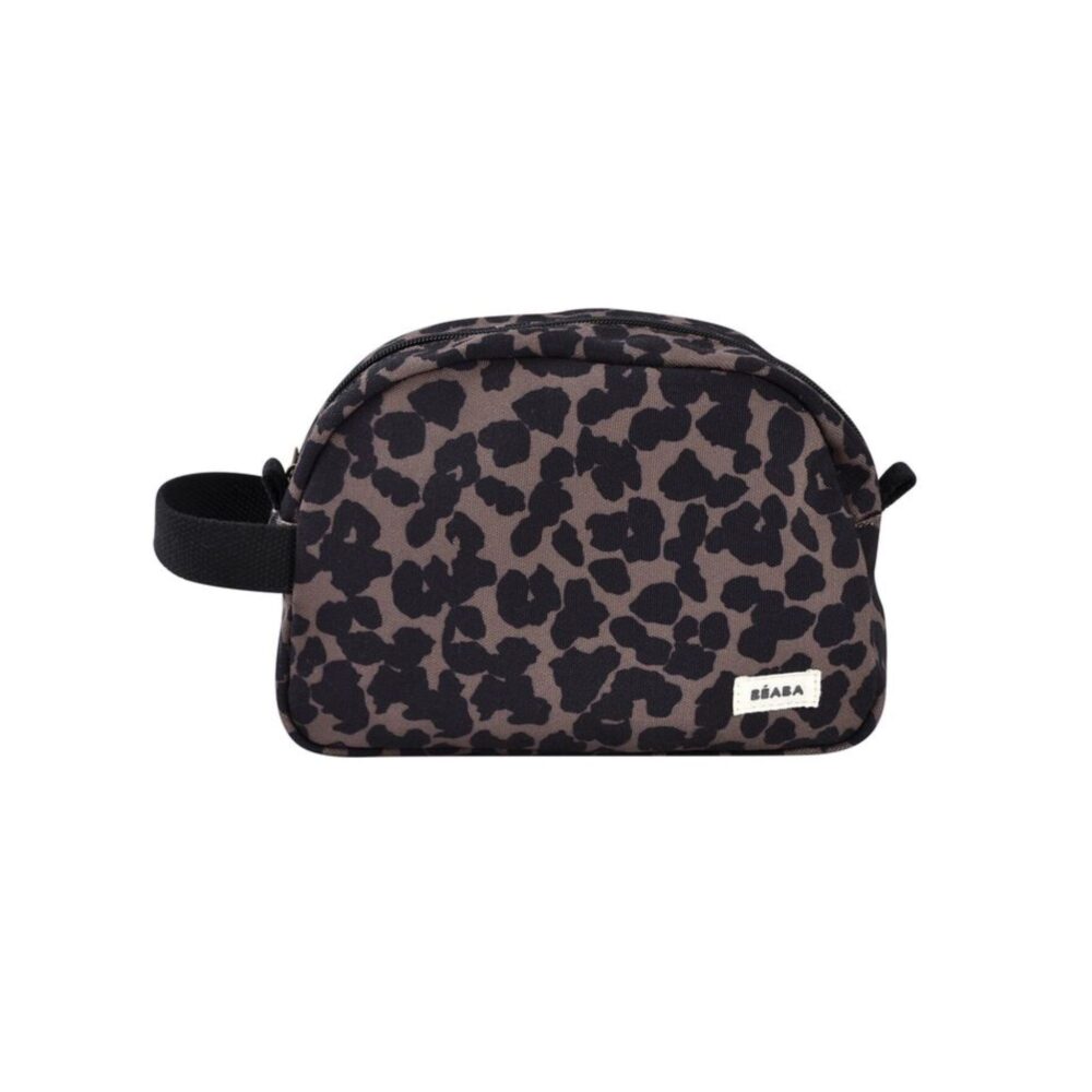 Neceser Leopardo de Viaje para Bebé Beaba – 100% Poliéster, Compacto y Práctico