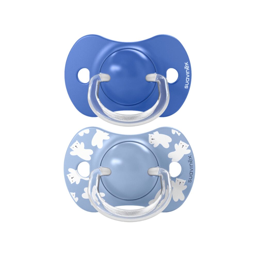 Pack 2 chupones con tetina fisiológica SX Pro de silicona de 6 - 18 meses Wild & Free - SUAVINEX