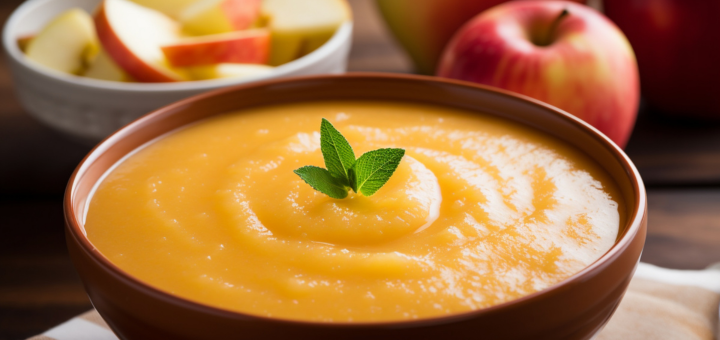 Crema de Camote y Manzana