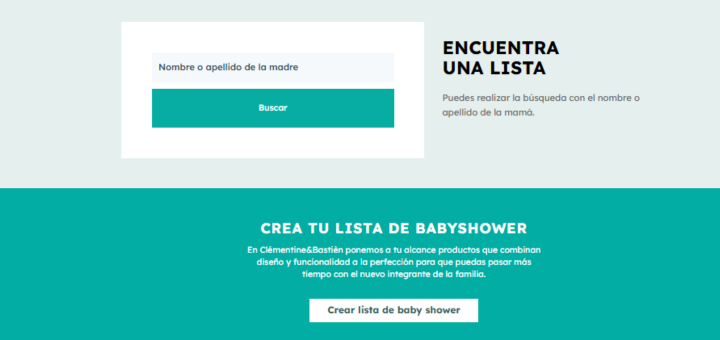 Lista de Baby Shower en Clémentine & Bastièn: La forma más fácil de recibir lo que realmente necesitas para tu bebé