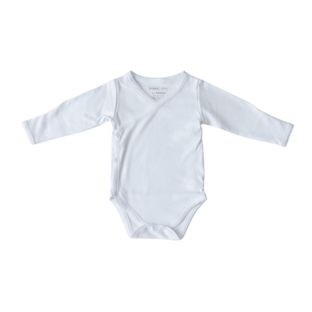 Body Kimono manga larga 100% algodón pima peruano - PIMA LIMA
