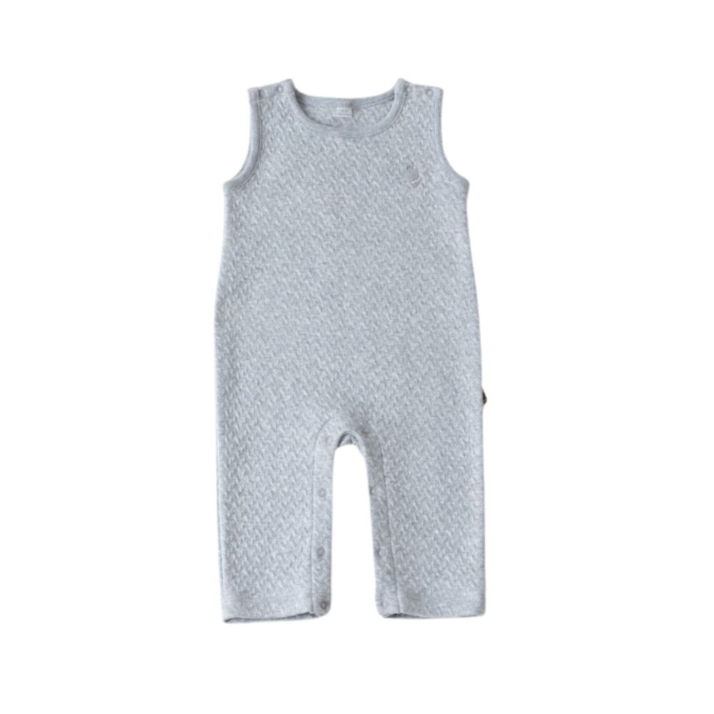 Jardinera Mod. canasta gris 100% algodón Pima - PIMA LIMA