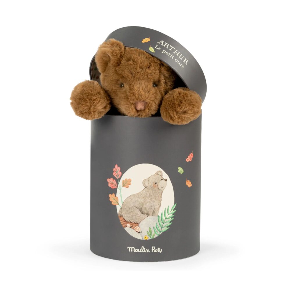 Peluche Arthur el Oso en Caja de Regalo – Moulin Roty