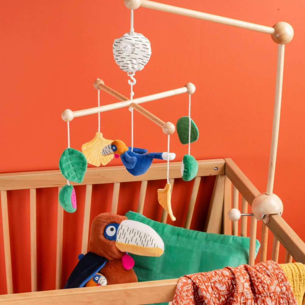 Móvil musical Colección La Foret Mawa - MOULIN ROTY