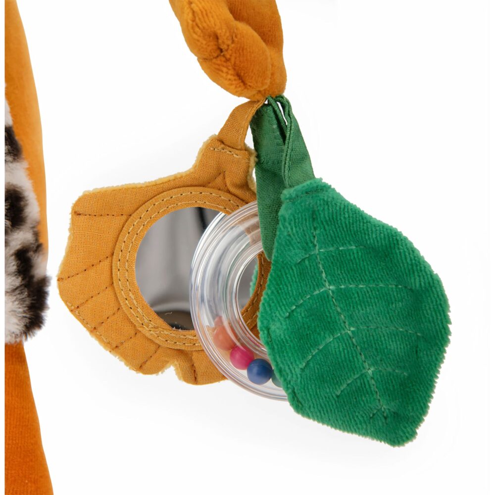 Peluche leopardo de actividades Colección La Foret Mawa - MOULIN ROTY