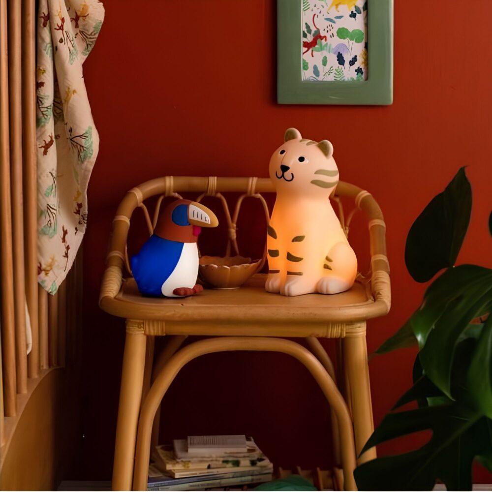Lámpara quitamiedos Tigre Colección Foret Mawa - MOULIN ROTY