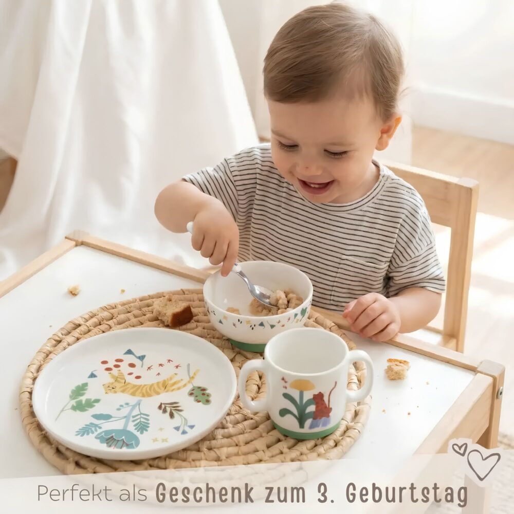 Juego de Vajilla de Porcelana Colección Foret Mawa – Moulin Roty