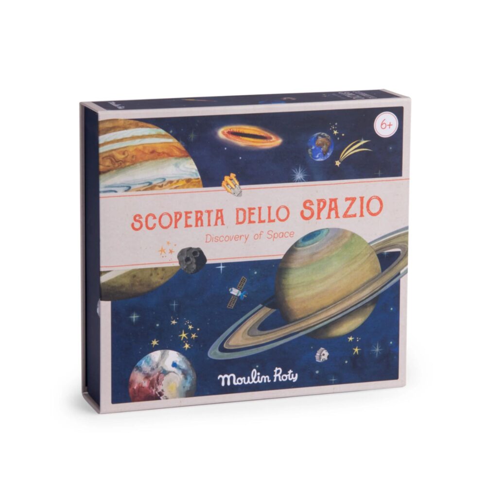 Caja de colección Descubrimiento Espacial en Francés -MOULIN ROTY