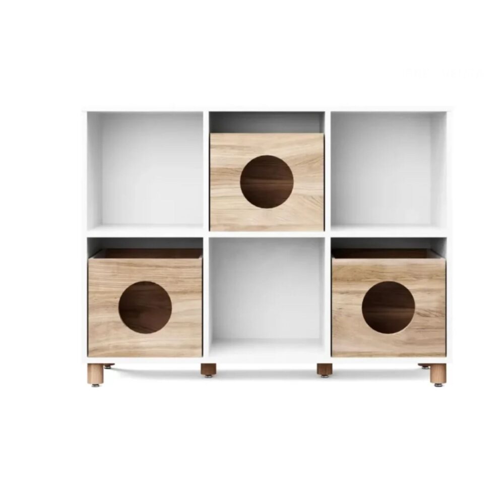 Estantería de juguetes La Casita de 78,6 x 103 x 35,6 cm - DIVICAR