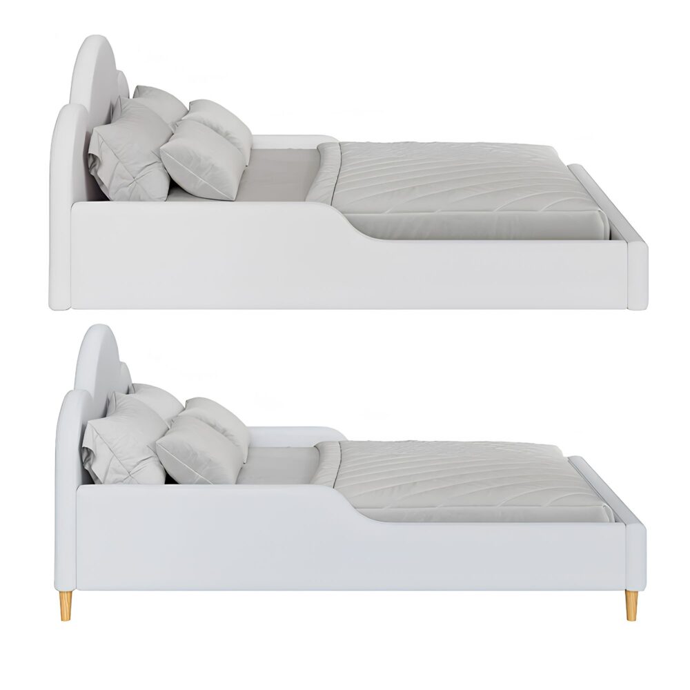 Cama Montessori de algodón de 99 x 162.5 x 203.8 cm + 1 colchón - DIVICAR
