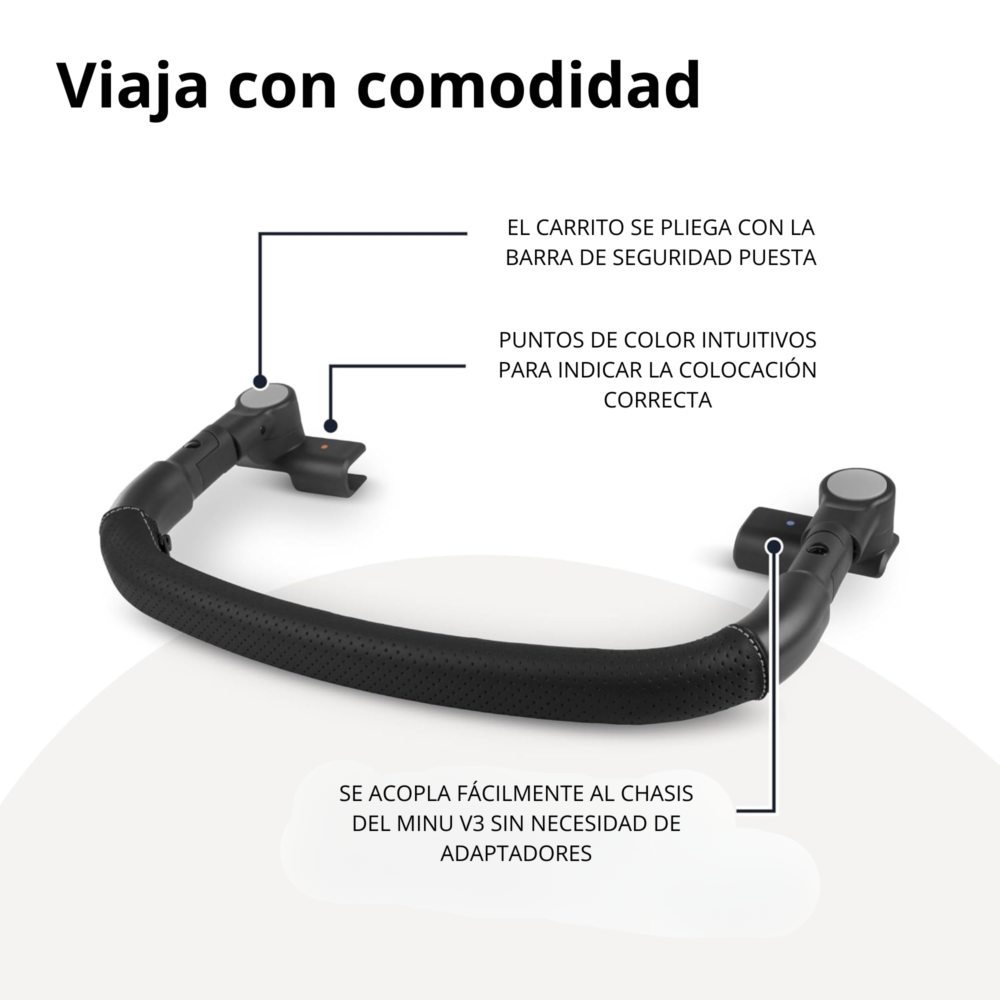 Barra de parachoques para coche Minu V3 - Uppababy