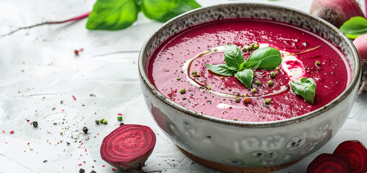 Pure de Beterraga y Yogurt